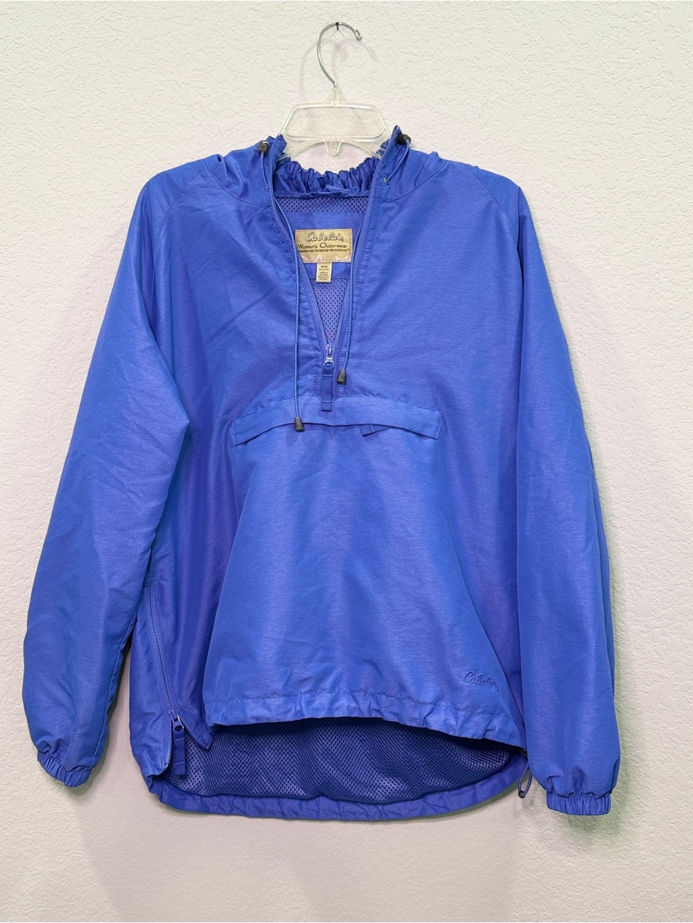 Cabela's Women's Blue Hooded Pullover Anorak